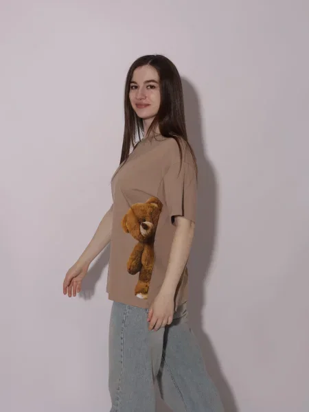Футболка Andin бежевая
