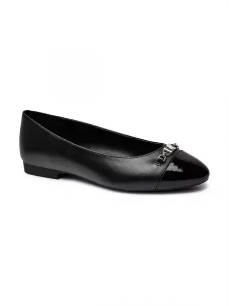 Michael Kors De piele balerini REBECCA negru