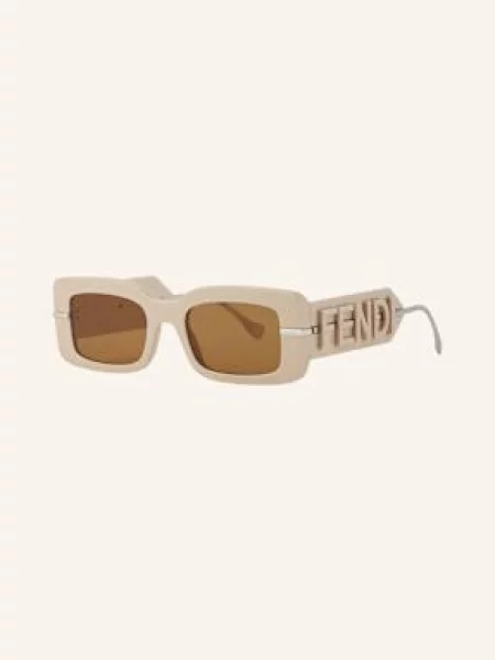 Fendi Okulary Przeciwsłoneczne beige beżowe