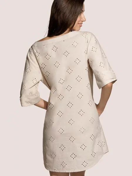 Туника Andres Sarda бежевая