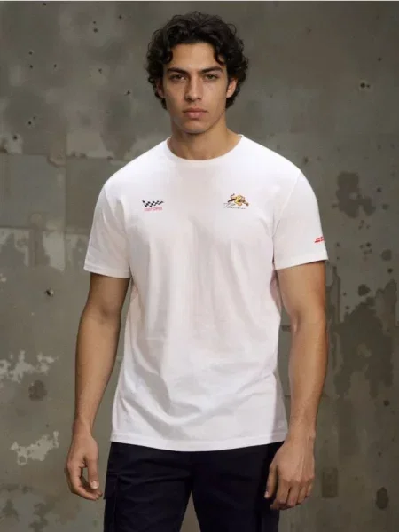 Sinsay koszulka z krótkim rękawem biały