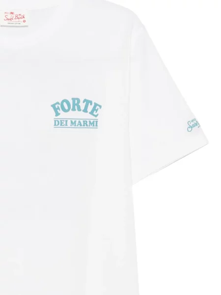 Tricou Mc2 Saint Barth cu imagine alb