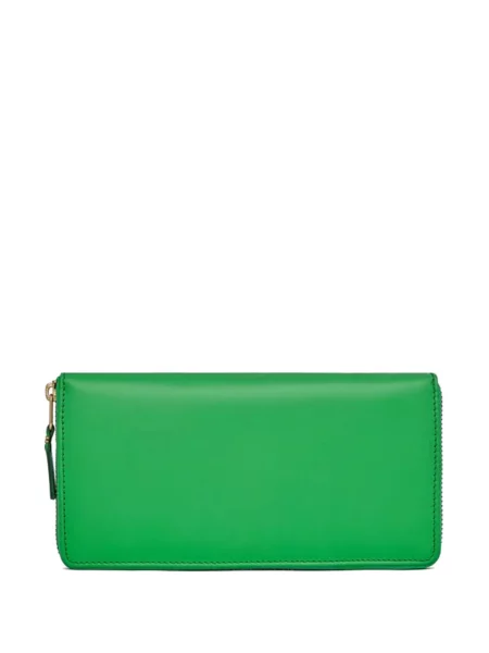Portofel Comme Des Garçons Wallet din piele verde