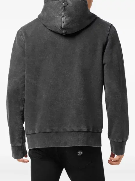Hanorac cu glugă Philipp Plein negru