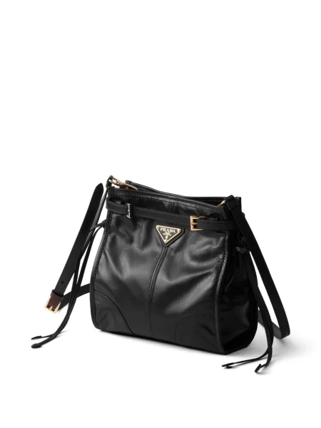 Mini geanta de piele Prada din piele mini negru