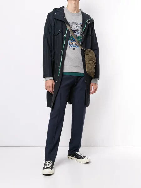 Pantaloni Kenzo cu cordon albastru