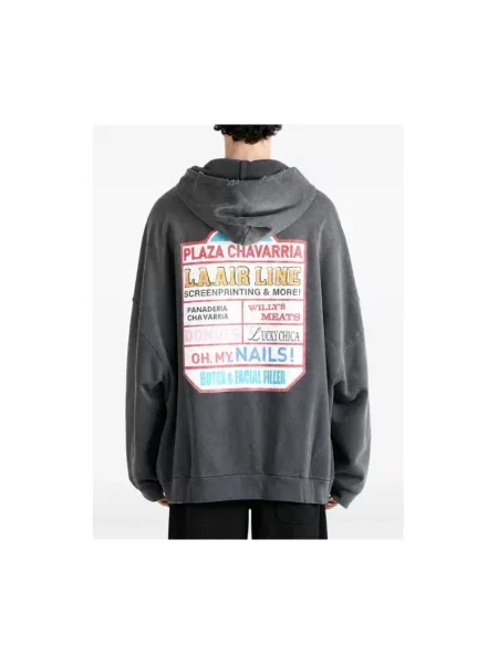 Bluza z kapturem Willy Chavarria szara