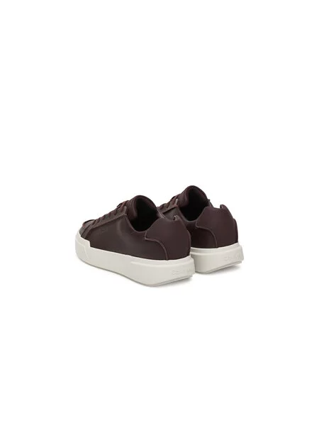 Laisvalaikio batai Calvin Klein Chunky Cupsole Lace Up Lth Pinch Vyšninė