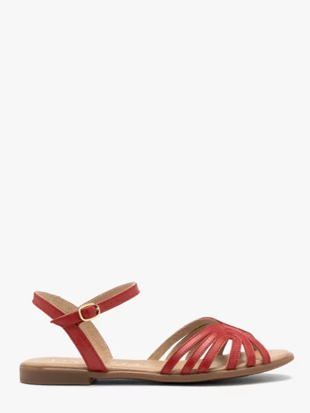 Шкіряні Сандалії RYLKO червоний