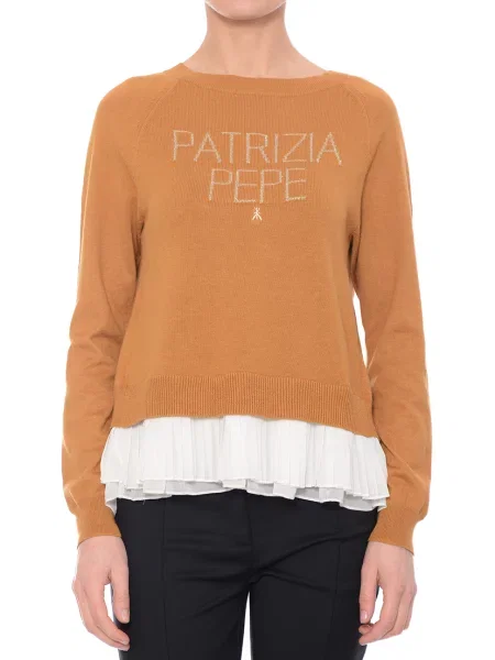 Свитер Patrizia Pepe коричневый