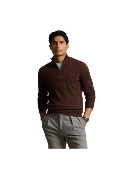 Sweter Ralph Lauren brązowy
