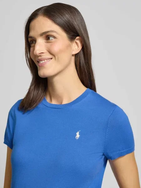 Koszulka polo Polo Ralph Lauren z krótkim rękawem niebieska