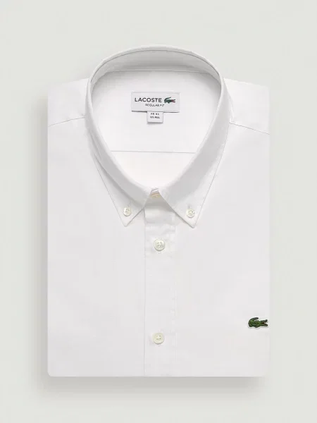 Lacoste риза бяло