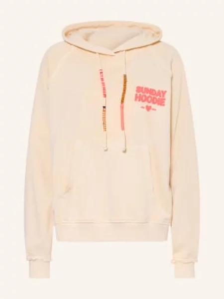 Grace Bluza Z Kapturem Sunday Hoodie weiss różowa