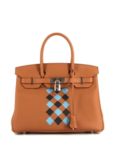 Kabelka Hermès Pre-owned hnědá