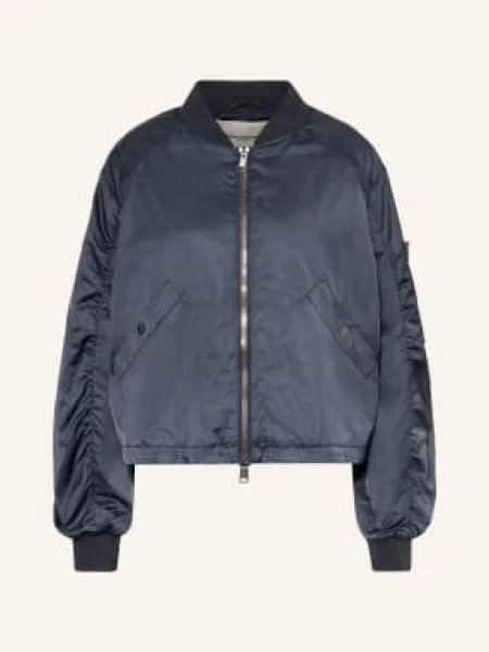 Beaumont Saténová Bunda Jody tmavě modrá