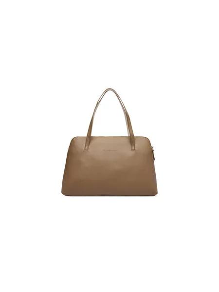 Rankinė Tommy Hilfiger Th Buckle Tote Smėlio žalia