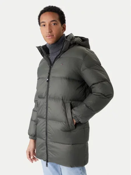 Tommy Jeans Puhovka Essential zelena