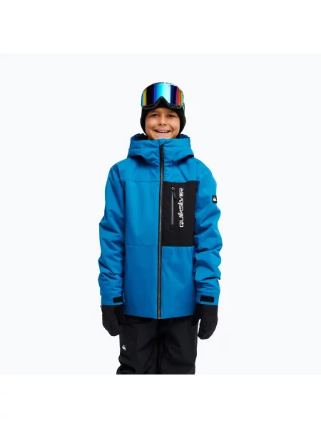 Детско сноуборд яке Quiksilver Sycamore seaport синьо