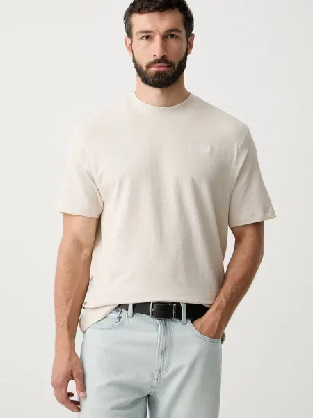 Guess T-shirt swetrowy beżowa