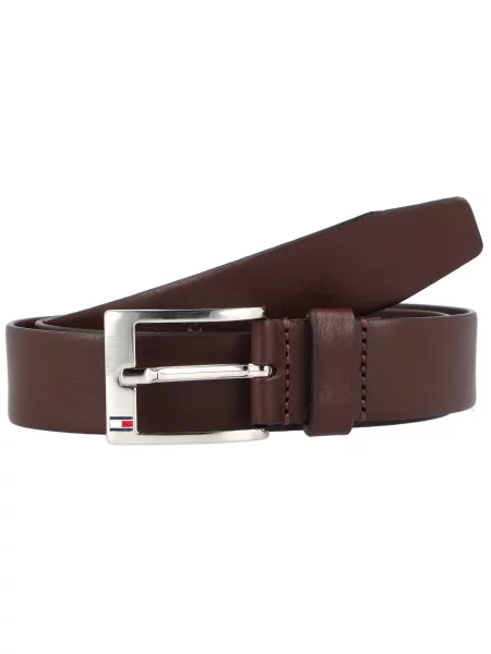 Pásek Tommy Hilfiger hnědý