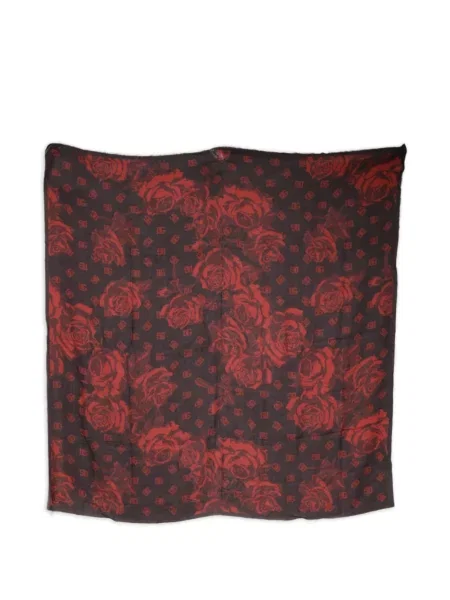 Fular Dolce & Gabbana cu imagine negru