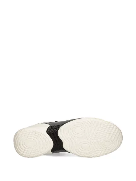 Sneakerși Skechers cu șireturi din dantelă alb
