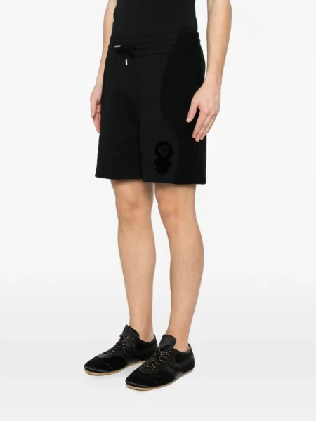 Pantaloni scurți Casablanca cu imagine negru