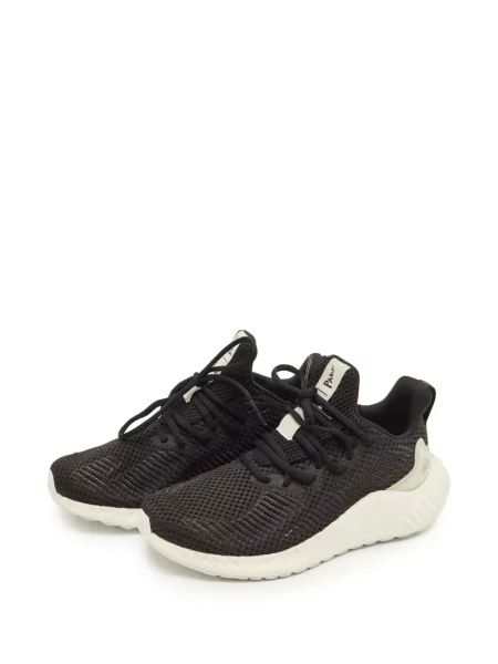 Pántos fűzős csipkés póló Adidas fekete