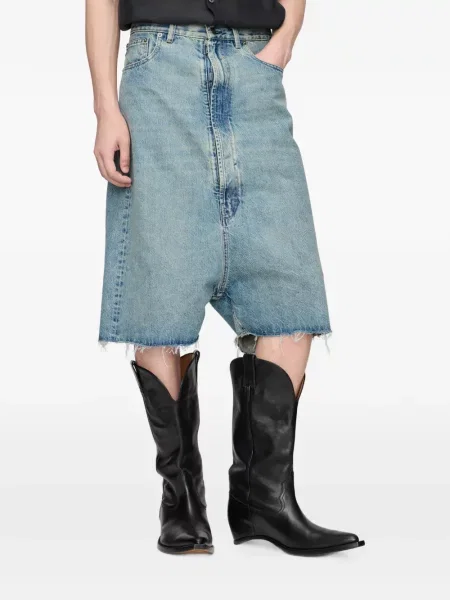 Džínové šortky Maison Margiela modré