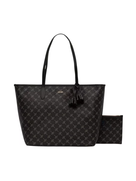 Joop! torebka shopper z imitacji skóry brązowa