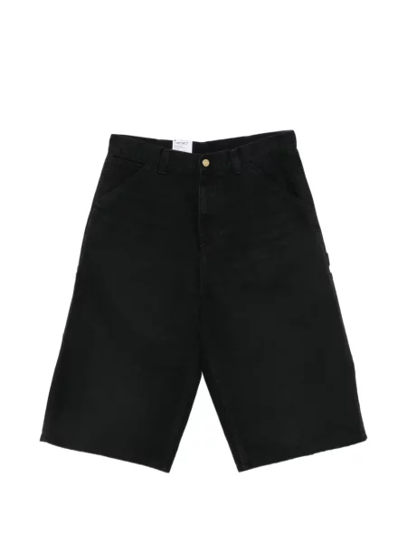 Pantaloni scurți Carhartt Wip din canvas negru