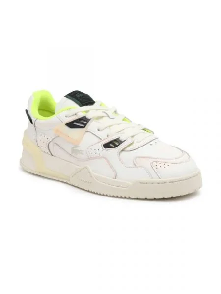 Lacoste De piele sneakers Court alb