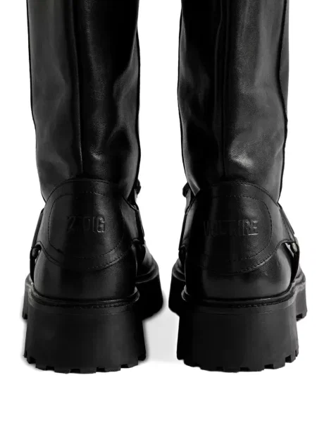 Botine Zadig&voltaire cu cataramă negru