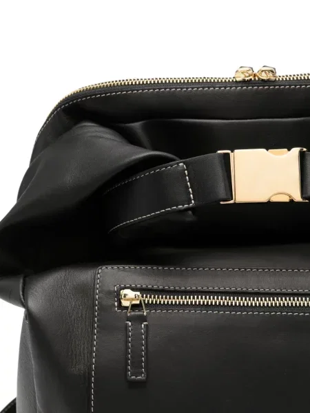 Rucsac Eleventy din piele negru