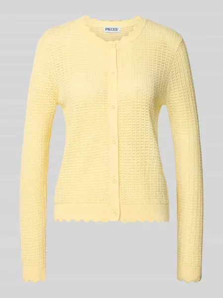 Kardigan rozpinany o kroju regular fit z czystej bawełny model SCOUT' Pieces