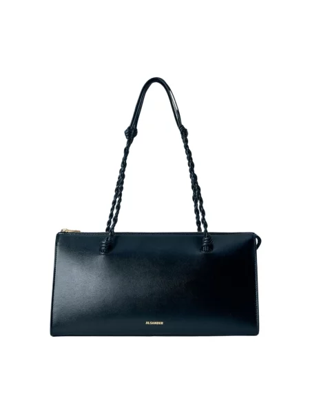 Torebka Jil Sander skórzana czarna