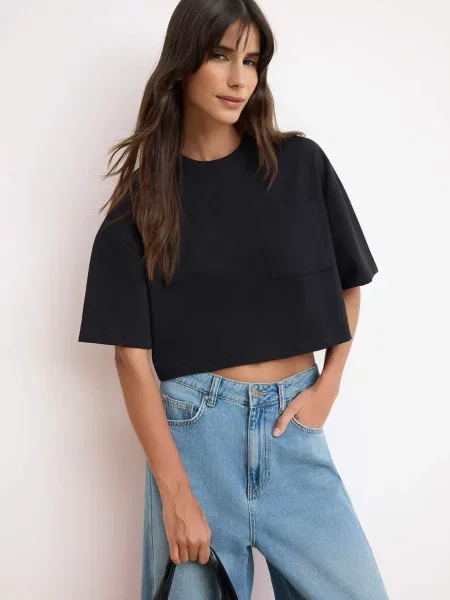 Trendyol Tricou negru
