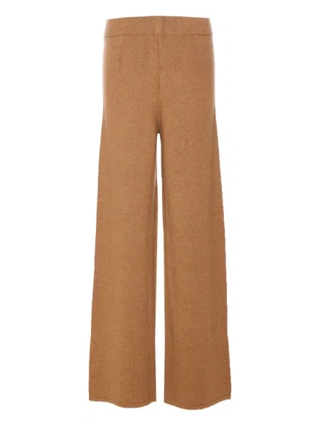 Pantaloni Max Mara de lână maro