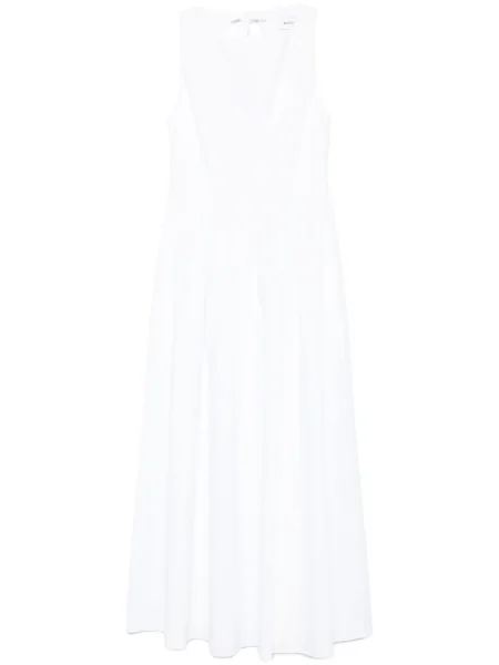 Rochie midi Matteau până la genunchi de costum alb
