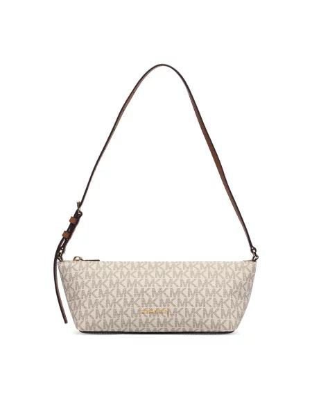 Geantă MICHAEL Michael Kors Laila Crem maro