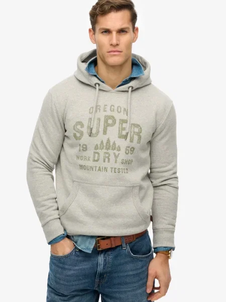 Geacă Superdry & Co gri