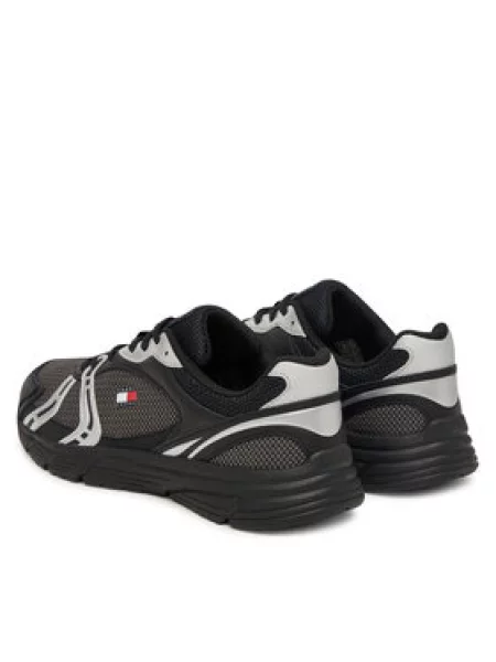 Tommy Jeans Laisvalaikio batai Tjw Modern Runner juoda