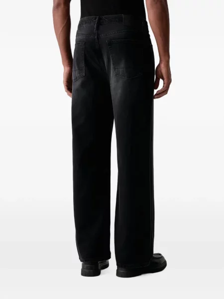 Blugi drepți Allsaints negru