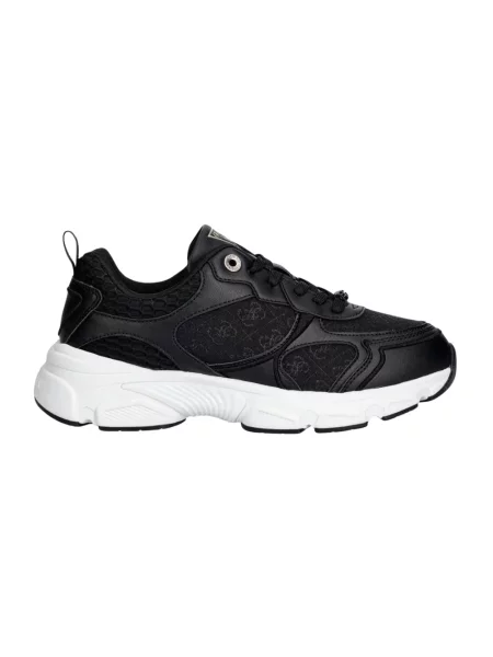 Sneakersy Guess skórzane czarne
