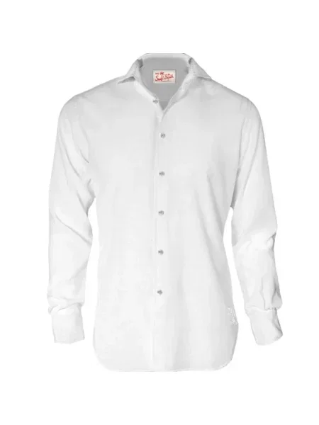 Lniana koszula Saint Barth biała