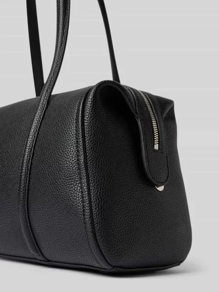 Torba Calvin Klein Emblem Hw Pebble Doctor Shoulder Black Universal czarna