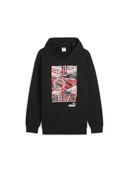 Bluza z kapturem ftblNRGY+ RB Leipzig czarna
