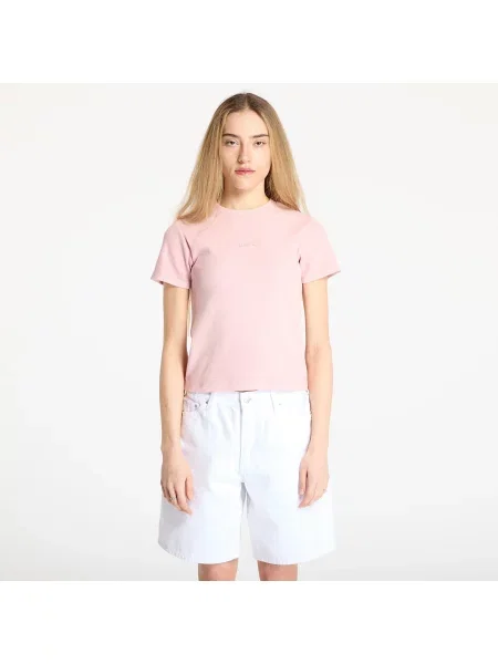 Tricou A BATHING APE Pigment Dyed Rib Tee Pink XS roz