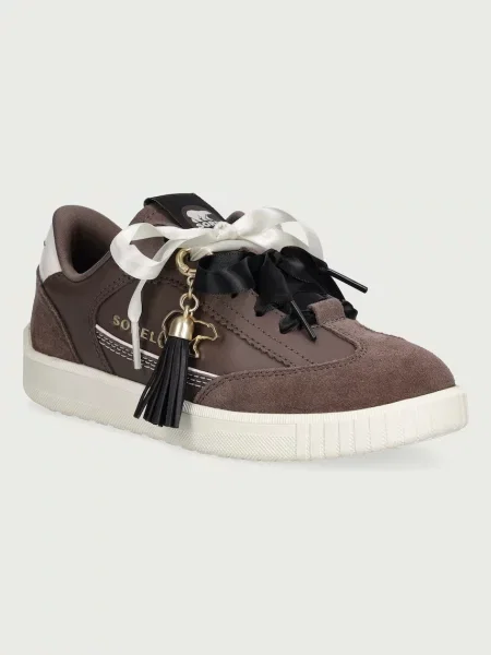 Bőr sneaker Sorel barna